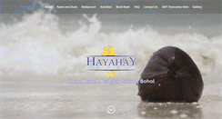 Desktop Screenshot of hayahayresort.com